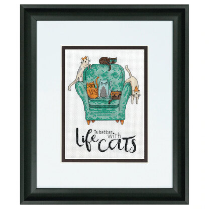 Dimensions Playful Cats Cross Stitch Kit