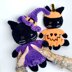 Amigurumi cat halloween