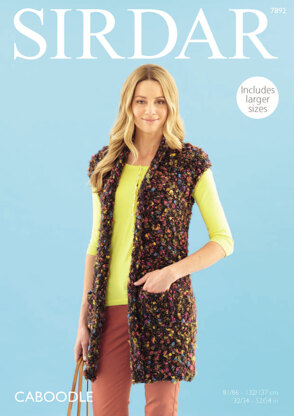 Waistcoat in Sirdar Caboodle - 7892 - Downloadable PDF
