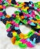 Neon Flowers Scrunchie