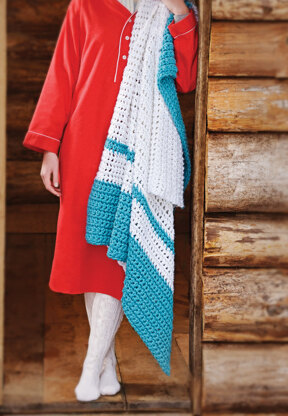 Cabin Fever Blanket Crochet in Spud & Chloe Outer - Downloadable PDF