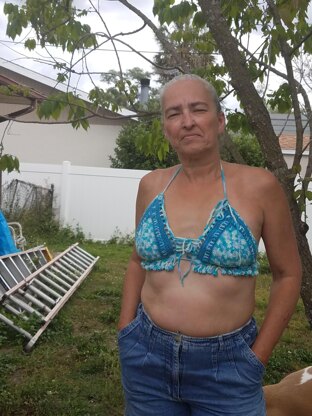 Pompom Bikini Top