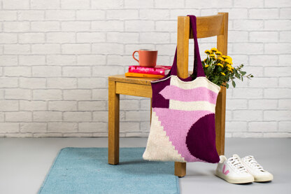 Hanna Tote Bag - Free Knitting Pattern For Women in Paintbox Yarns