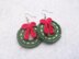 Wreath earrings