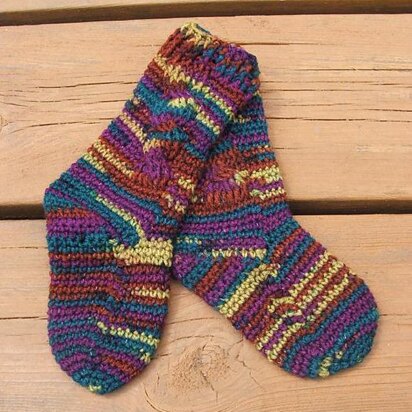 Child's Cable Socks