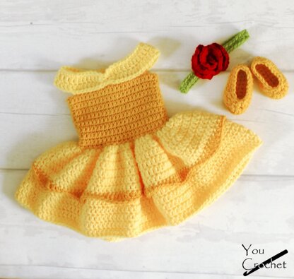 Beauty and the beast baby dress sale