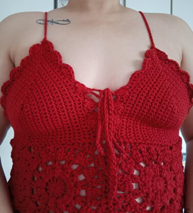 Crochet Pattern - Daria Halter Top