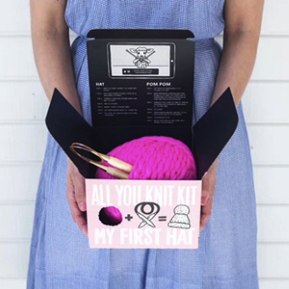 Loopy Mango All You Knit Kit - My First Hat - view 5