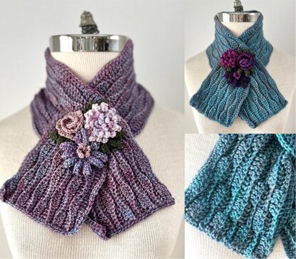 Floral Reversible Scarf