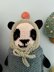 Pascual the panda bear in a vest Crochet Pattern - Amigurumi