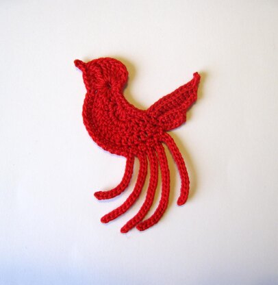 Bird Applique Crochet Pattern