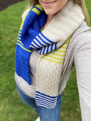 Triple Shift Scarf