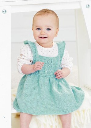 Dresses in Stylecraft Baby Sparkle DK - 10000 - Downloadable PDF