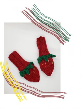 Berry Patch Infant Mittens