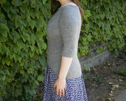 Dipped hem sweater