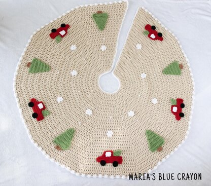 Red Truck Tree Skirt