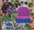 Boho "Berries" slouchy beanie