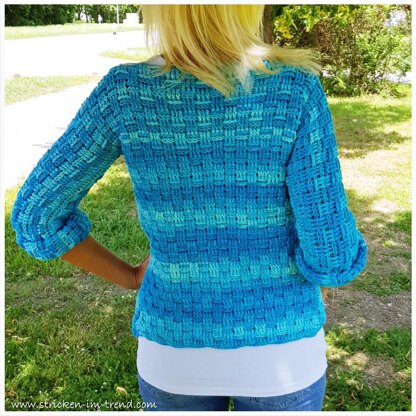 Crochet Vest with Crochet Flower TONDO #2