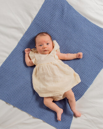 Aurelia Blanket - Crochet Pattern For Babies in MillaMia Naturally Baby Soft by MillaMia