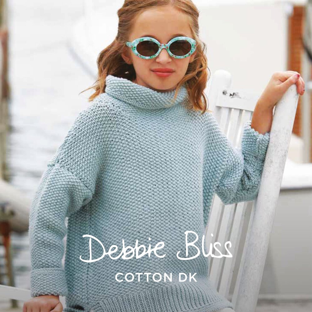 Moss St Tunic Sweater Knitting Pattern for Kids in Debbie Bliss
