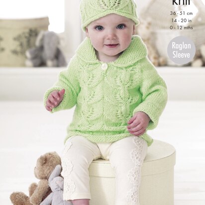 Baby Set in King Cole DK - 4556 - Downloadable PDF