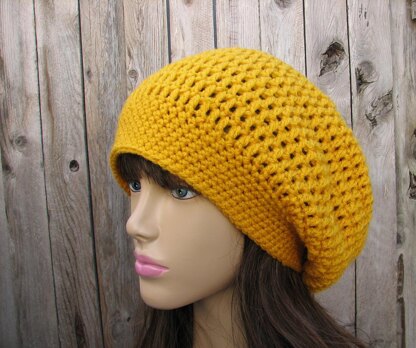 Crochet Mustard hat