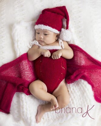 Poinsettia Romper