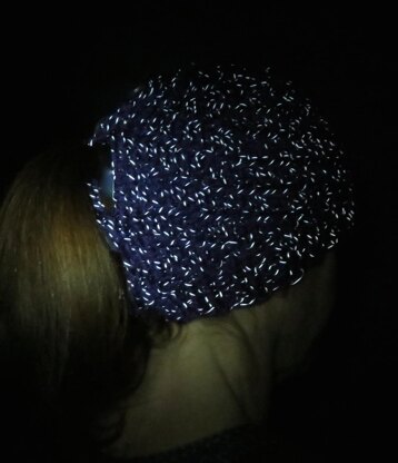 Reflective Ponytail Hat