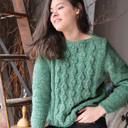 Noro 1530 Textured Panel Pullover PDF