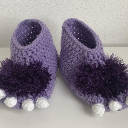 Monster slippers