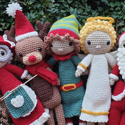 CIRCULO Amigurumi Kit Christmas Collection - Elf, Clear Easy to