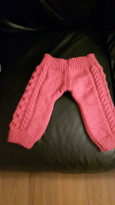 Aran baby girl trousers