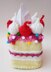 Cherry Cake Tissue Box Cover Knitting PatternCherry Cake Tissue Box Cover