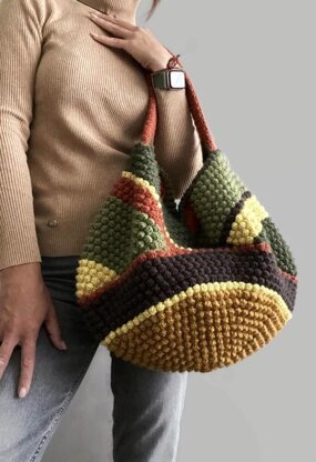 Multicolor Bag in Wool