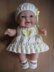 8" Berenguer Doll Frill Hem Dress