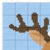 X-Mas Reindeer Blue Blanket C2C Santa Christmas Throw C2C CROCHET PATTERN