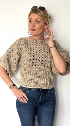 Lace Ribbed Sweater