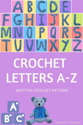 Crochet Letters A-Z Pattern