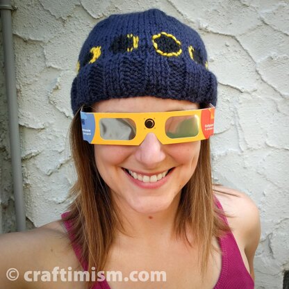 Solar Eclipse Knit Hat