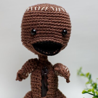 Sackboy amigurumi crochet doll pattern