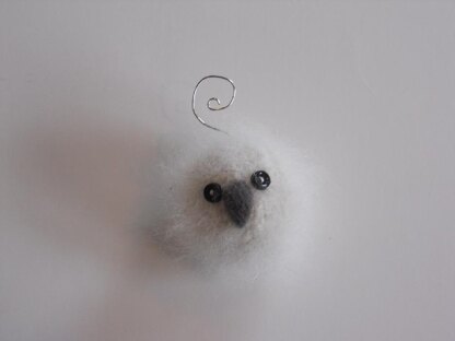 Felted Woolly Bird Holiday Ornaments