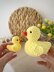 Crochet duck plush pattern amigurumi toy