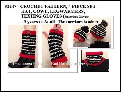 2247 - Striped Hat Set