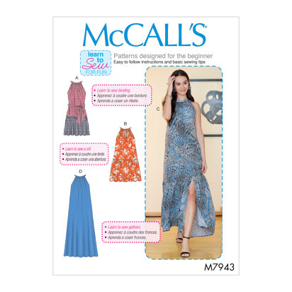 McCall's Misses' Dresses M7943 - Sewing Pattern