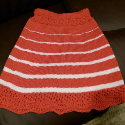 Flared skirt hotsell knitting pattern