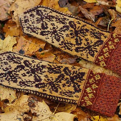 Buzzing Mittens - knitting pattern