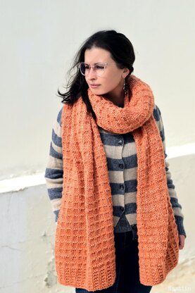 Lavedita oversized knit scarf