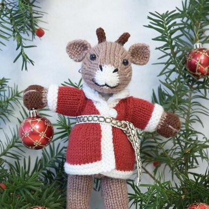 Santa Reindeer - knitting pattern