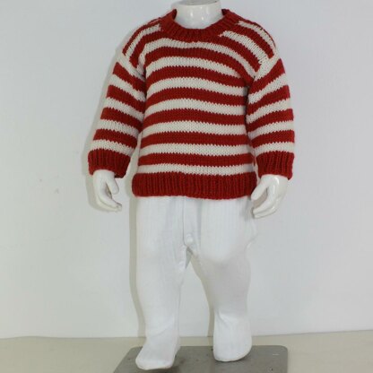 Baby Simple Stripe Sweater