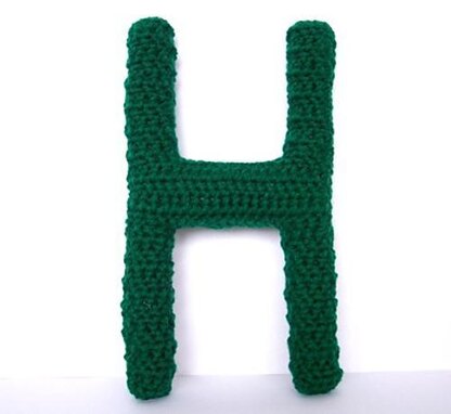 Capital H Alphabet Letter Pattern